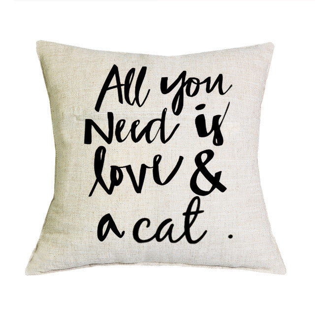 printed cushion cover